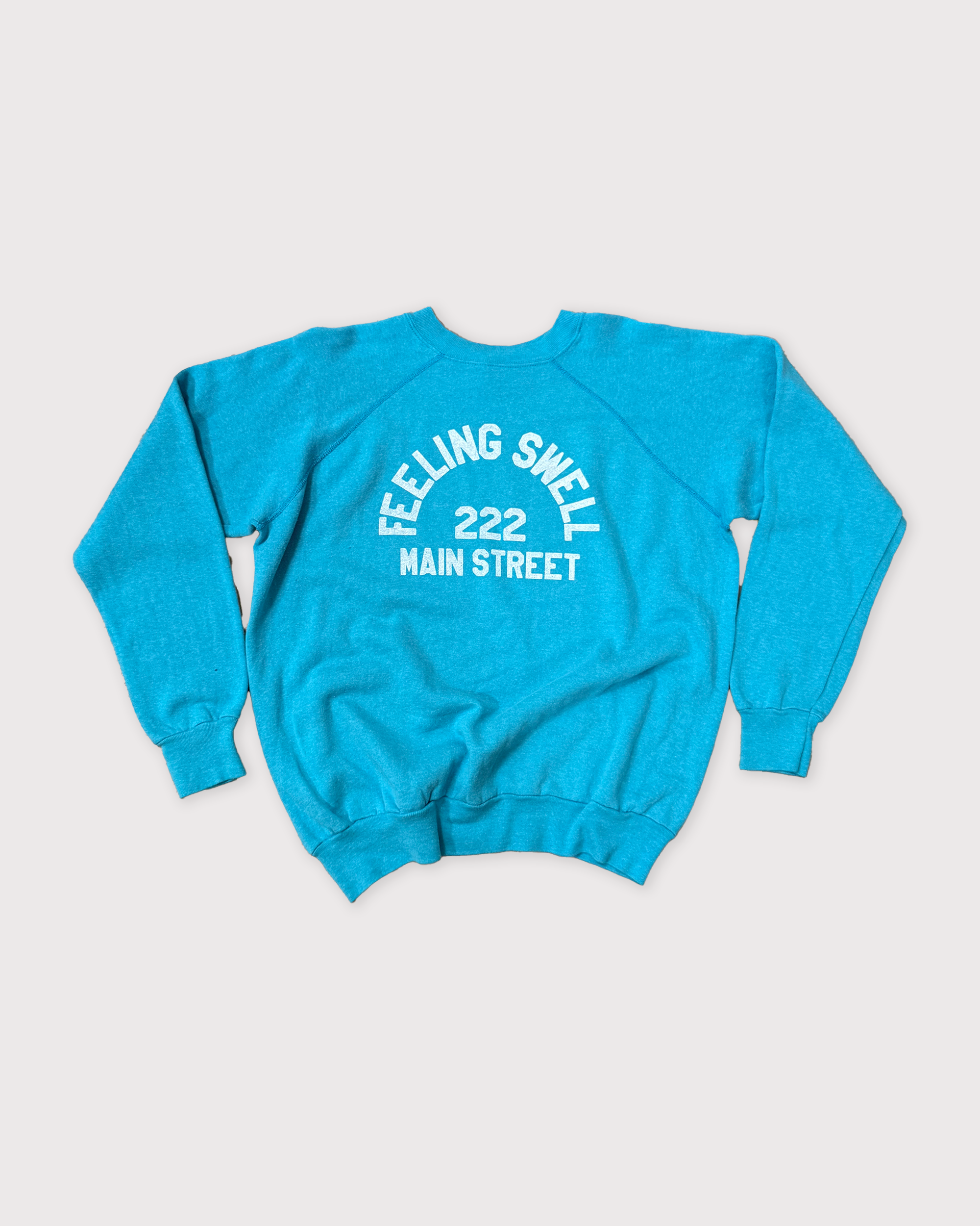 Vintage Main St. Crewneck - Turqoise