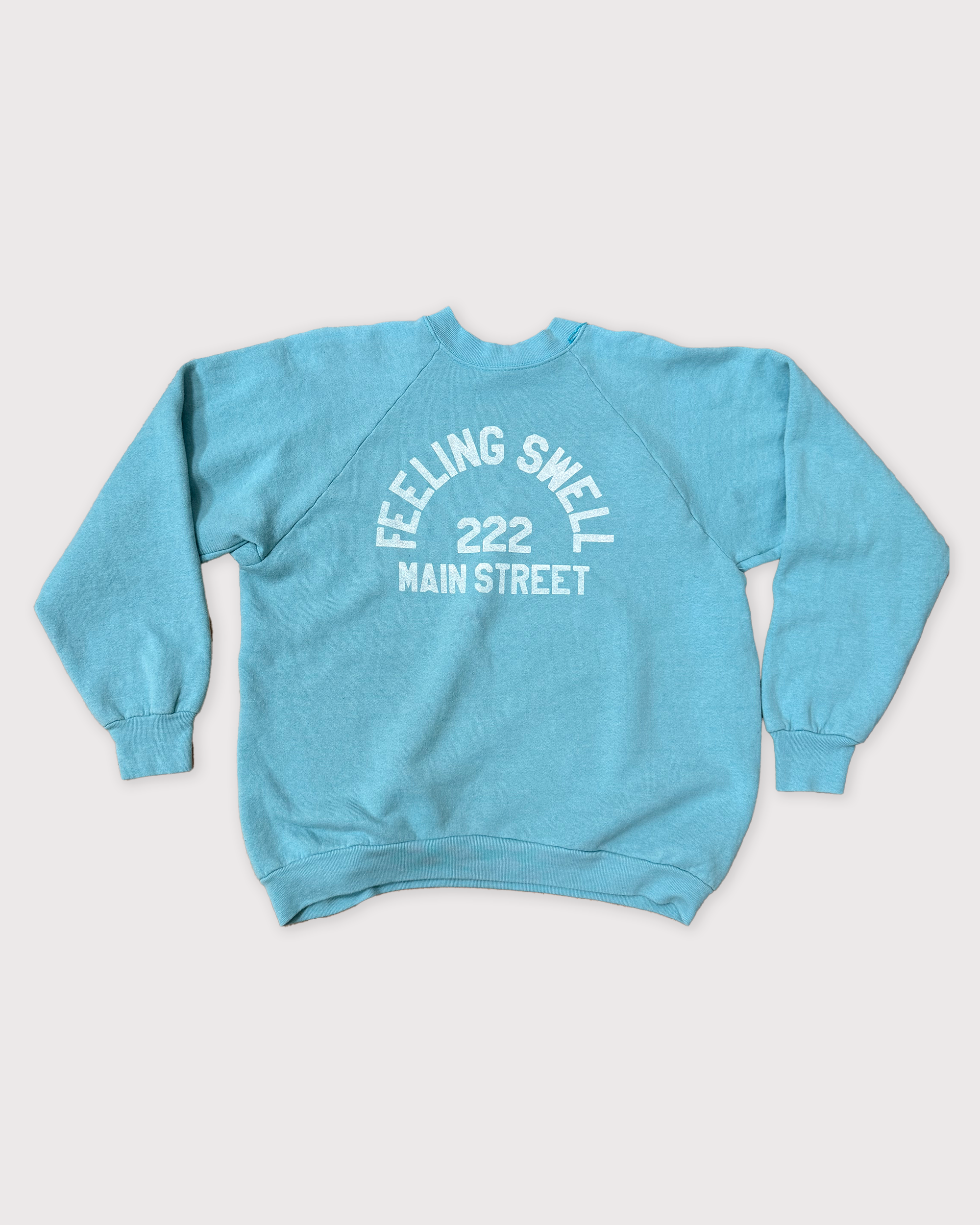 Vintage Main St. Crewneck - Turqoise