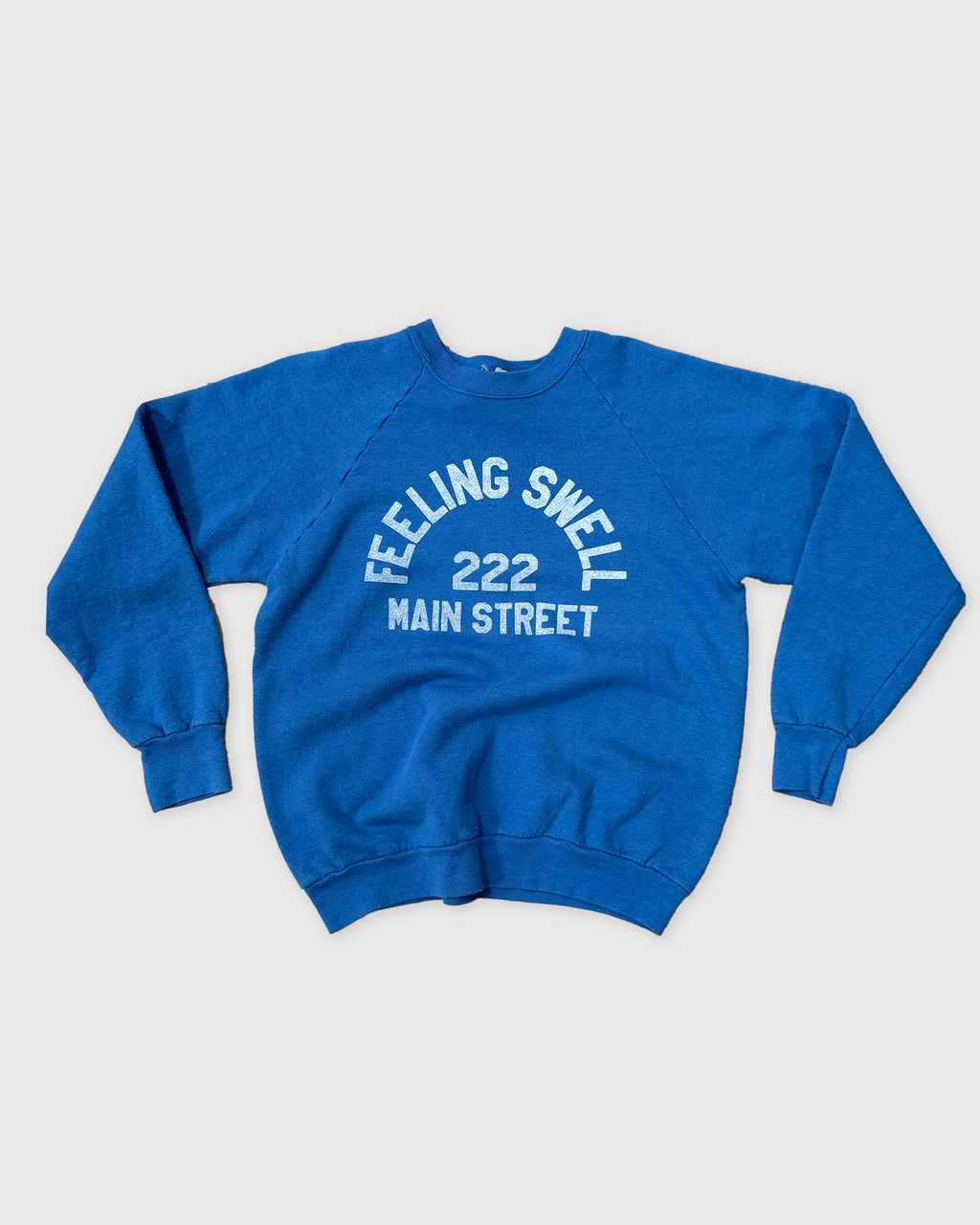 Vintage Main St. Crewneck - True Blue