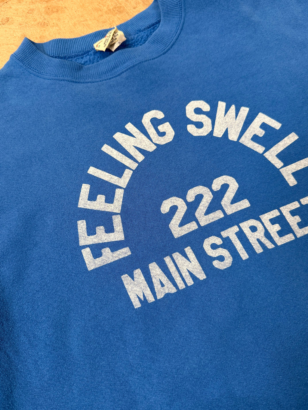 Vintage Main St. Crewneck - Blue