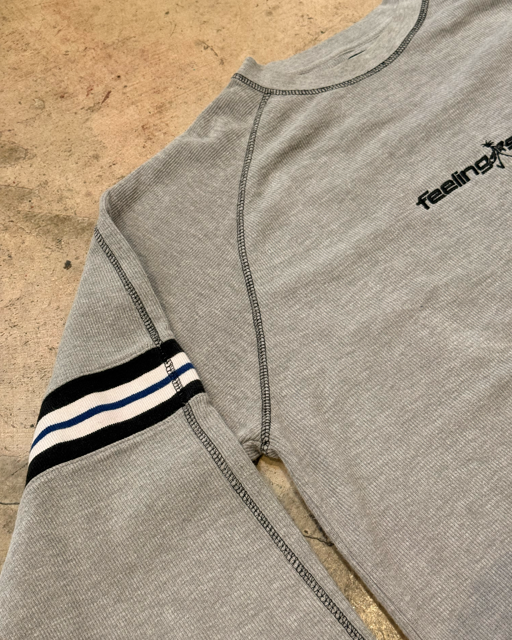Pipe Ribbed Long Sleeve - Large