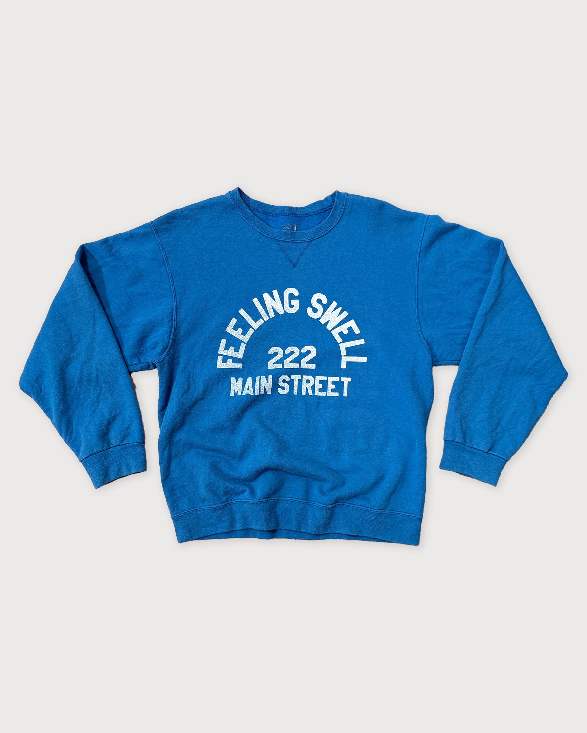 Secondhand Main St. Crewneck - Blue