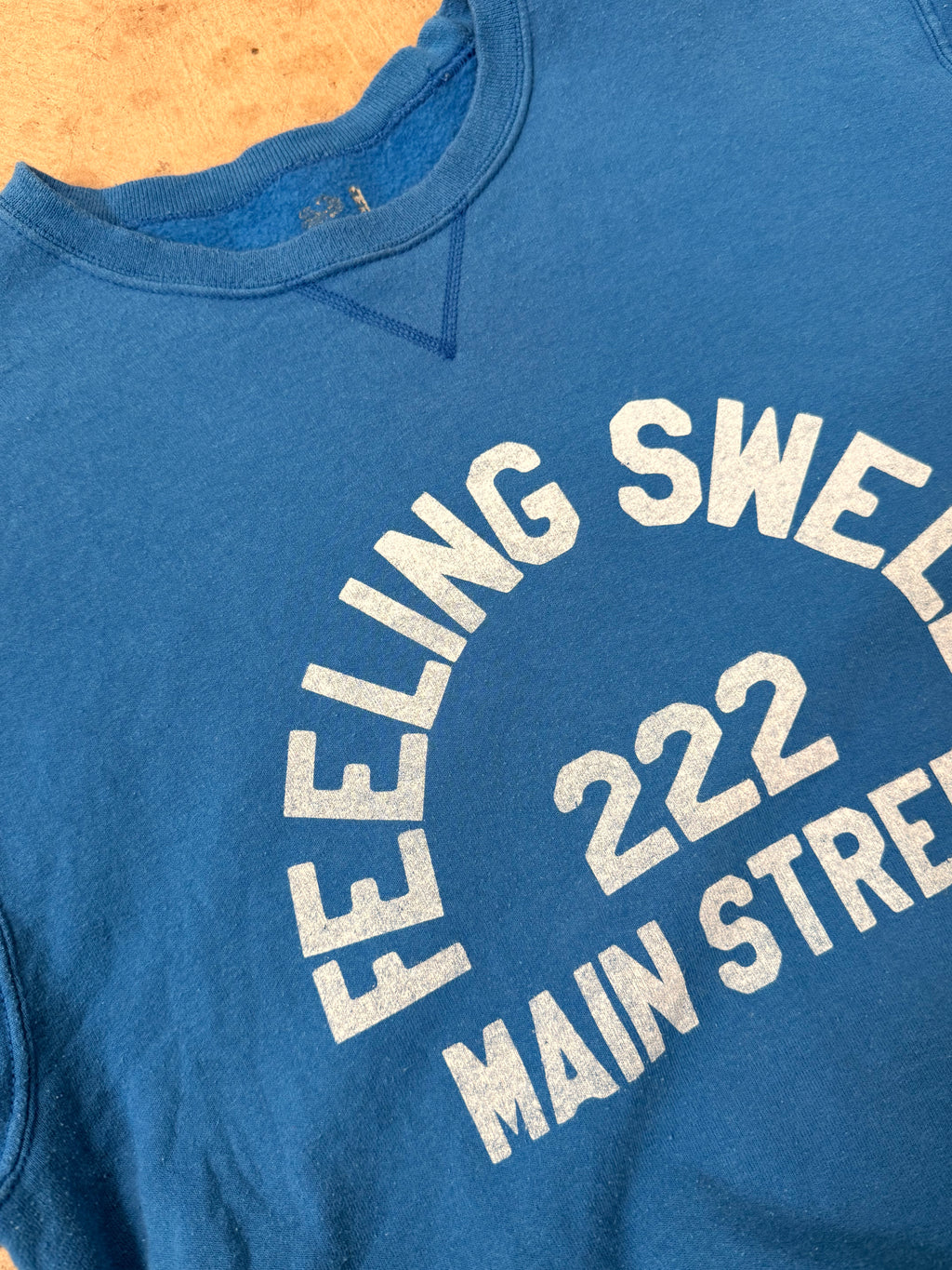 Secondhand Main St. Crewneck - Blue