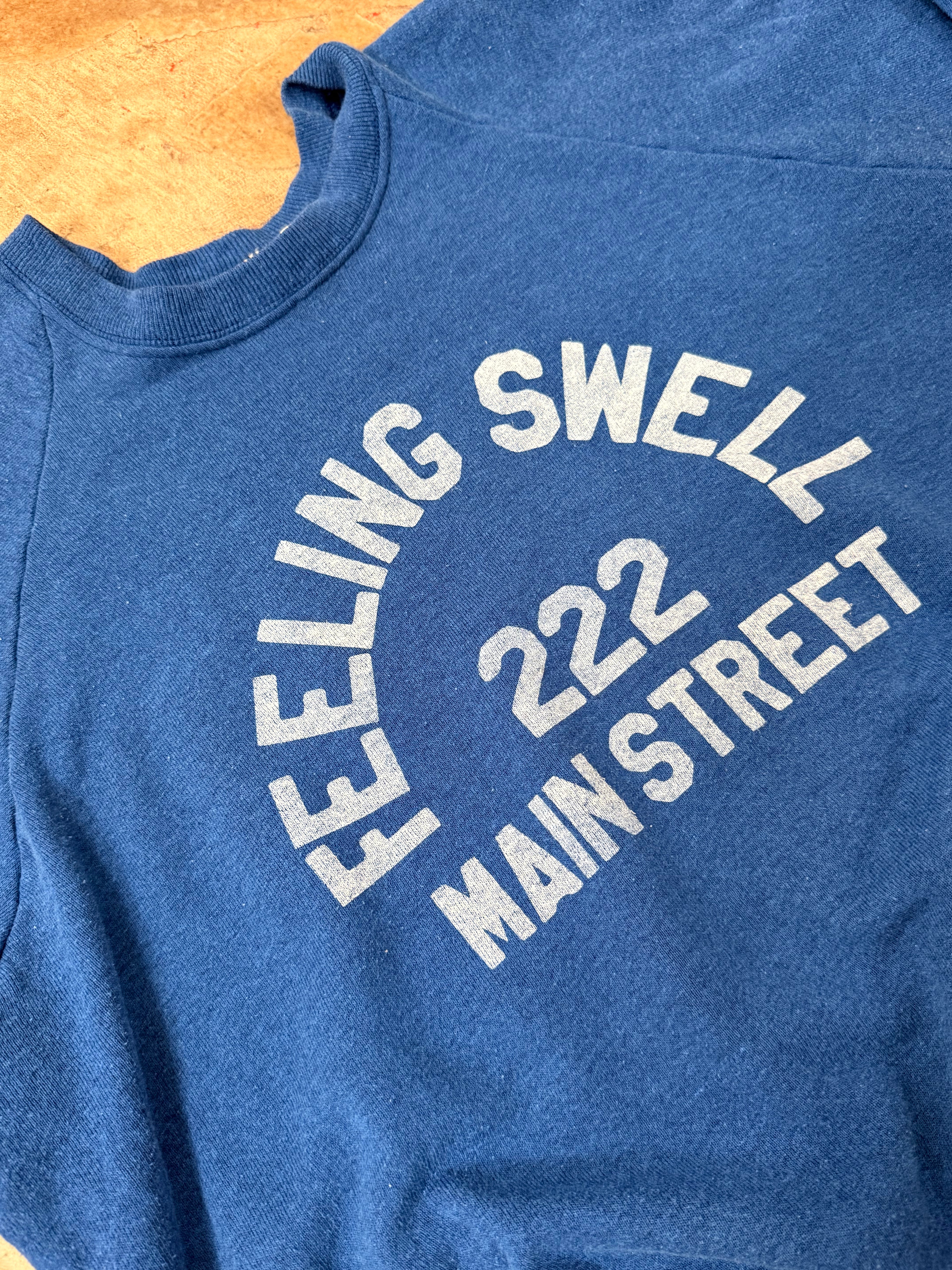 Vintage Main St. Crewneck - True Blue