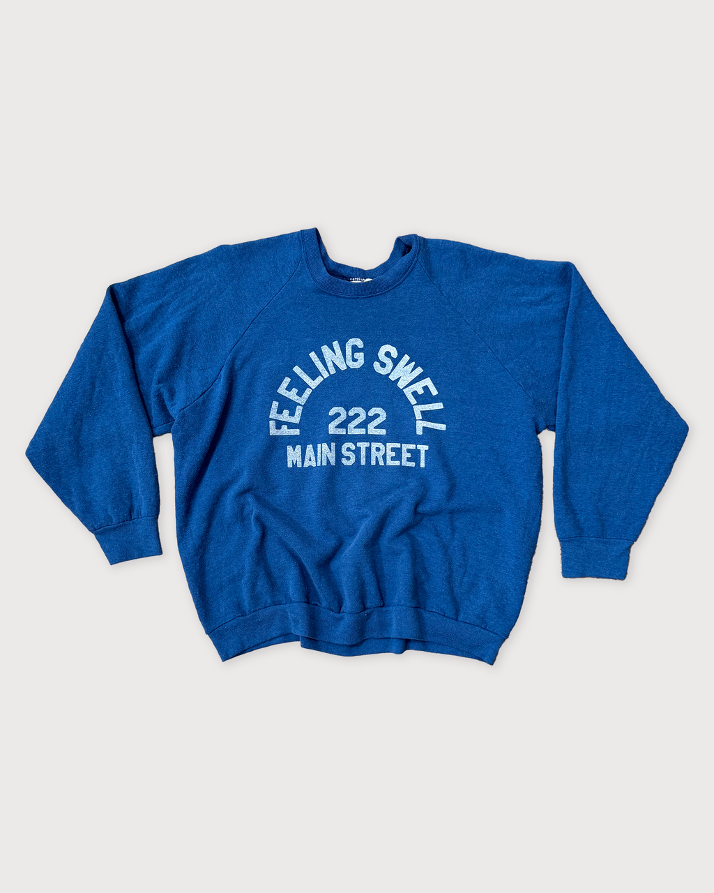 Vintage Main St. Crewneck - True Blue