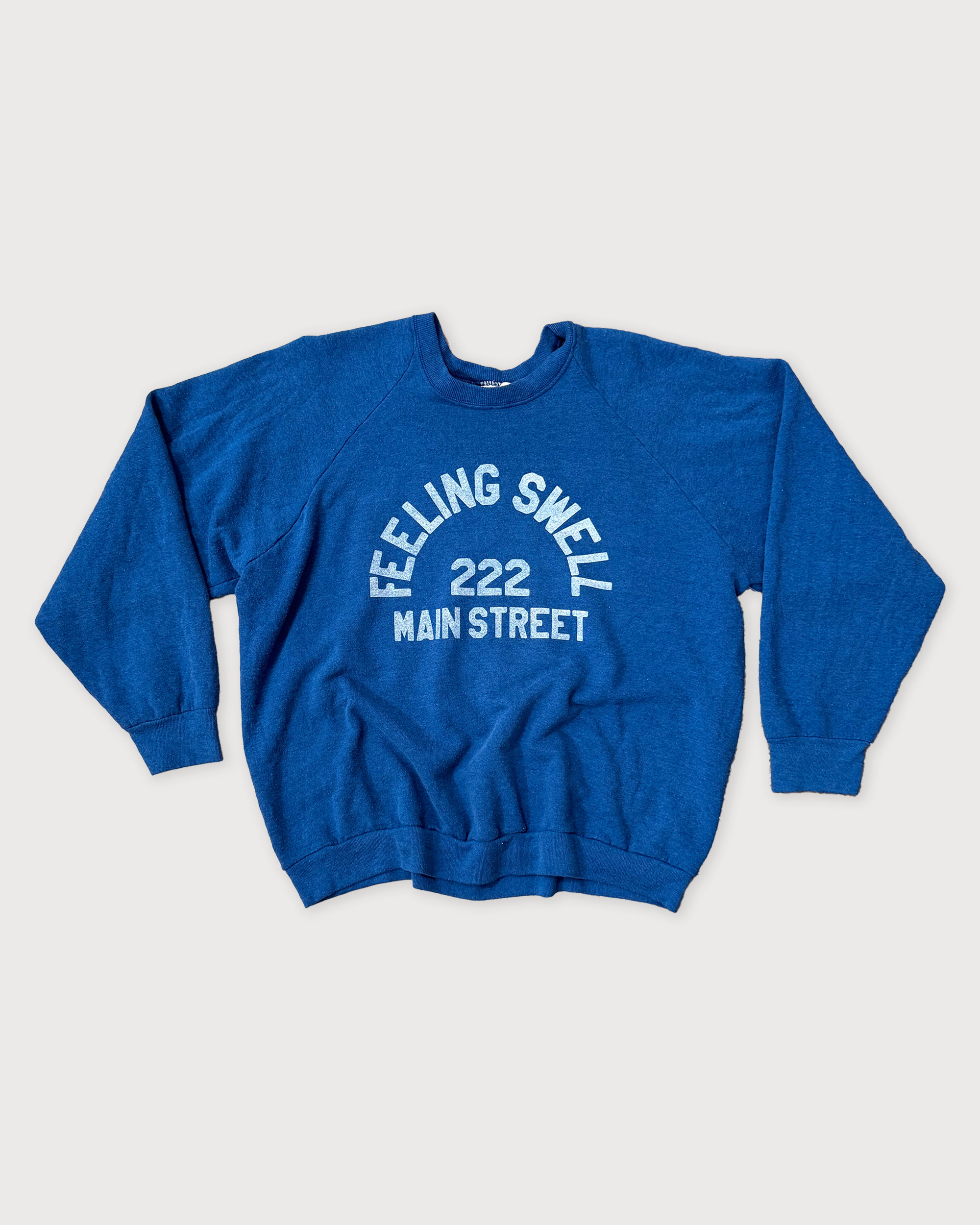 Vintage Main St. Crewneck - True Blue