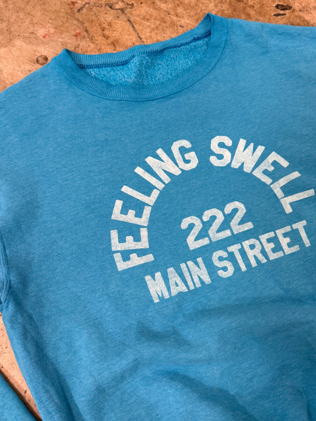 Second Hand Vintage Crewneck - Bright Blue