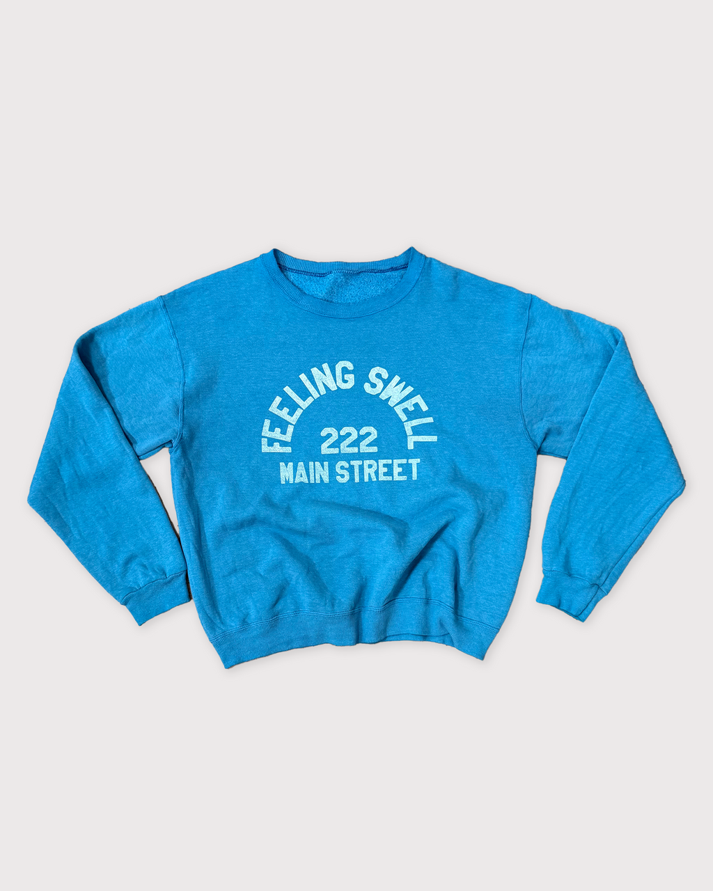 Second Hand Vintage Crewneck - Bright Blue