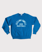Secondhand Main St. Crewneck- True Blue