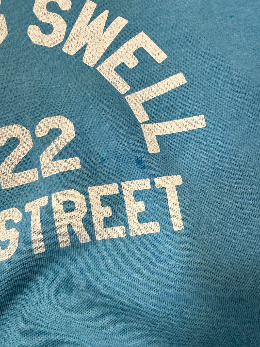 Vintage Main St. Crewneck- Sky Blue