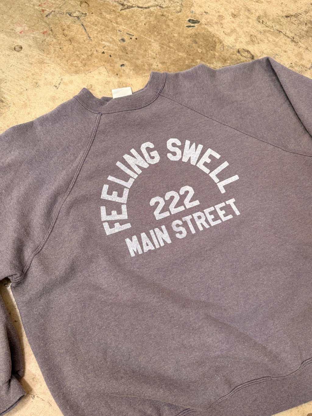 Vintage Main St. Crewneck - Light Brown