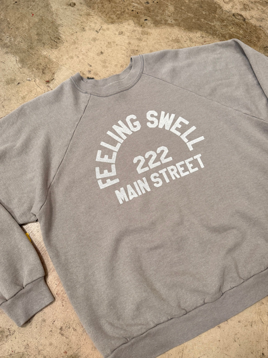 Vintage Main St. Crewneck - Grey