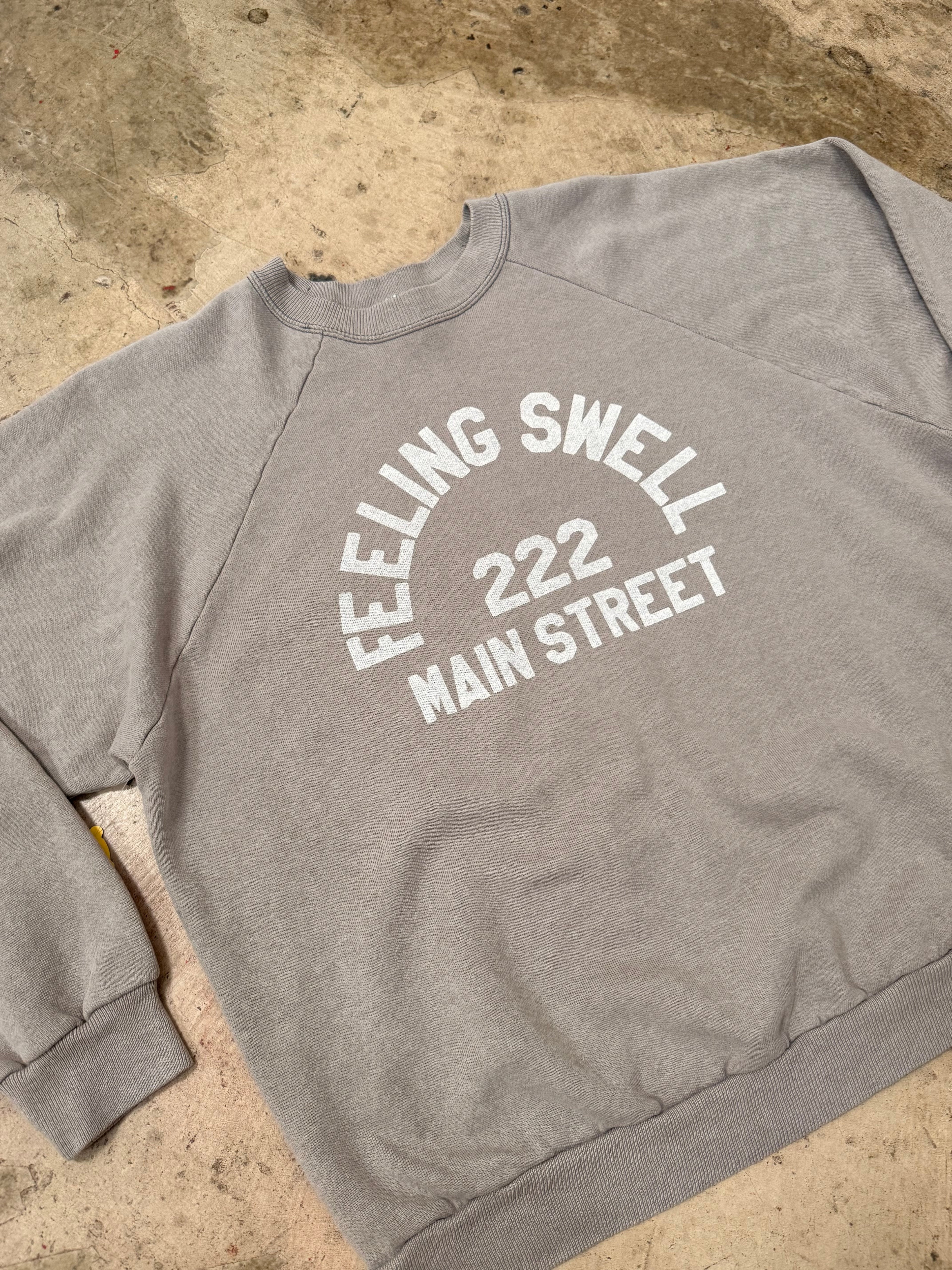 Vintage Main St. Crewneck - Grey