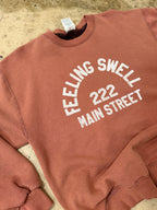 Second Hand Main St. Crewneck - Brick
