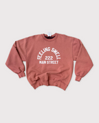 Second Hand Main St. Crewneck - Brick