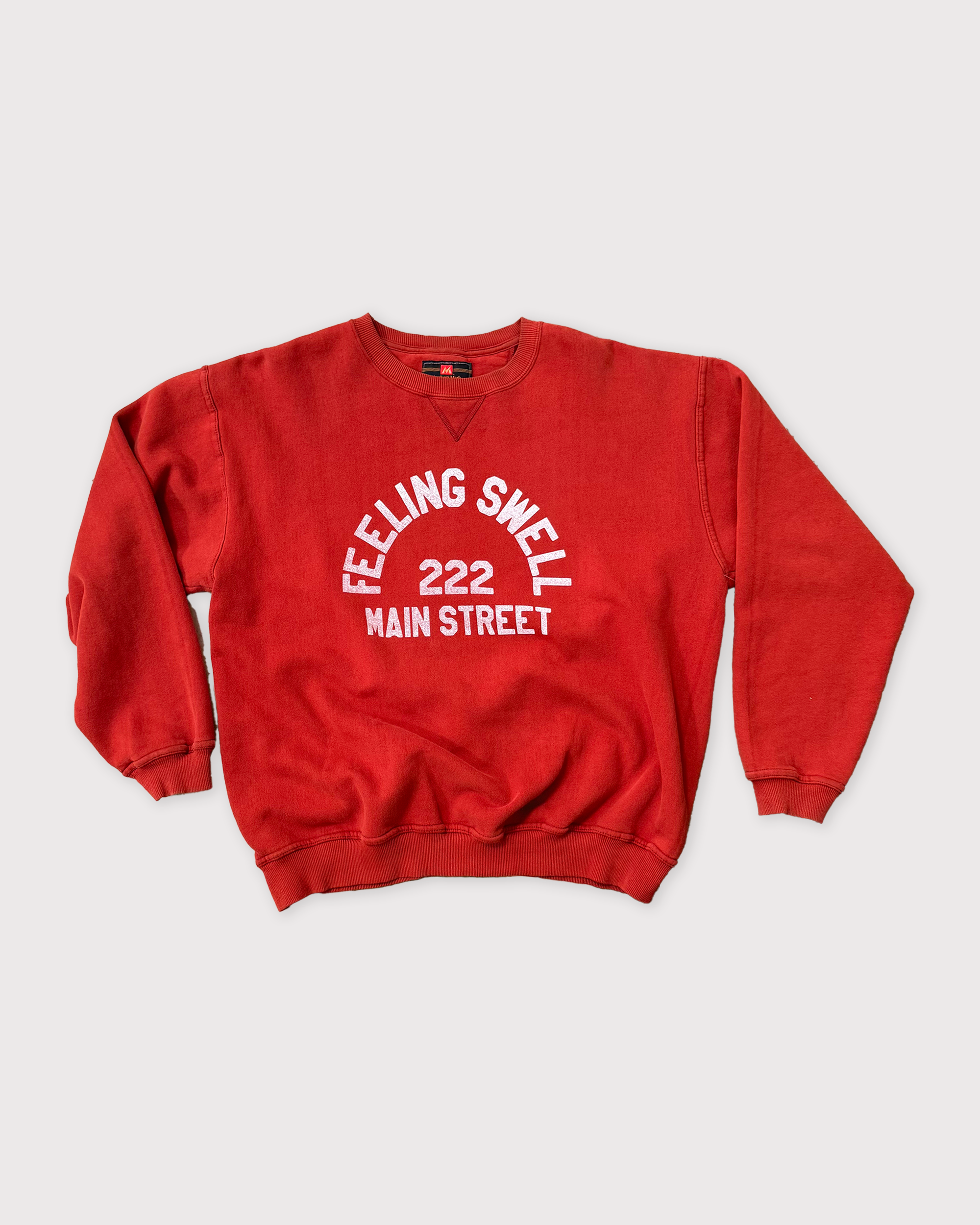 Second Hand Main St. Crewneck - Rust