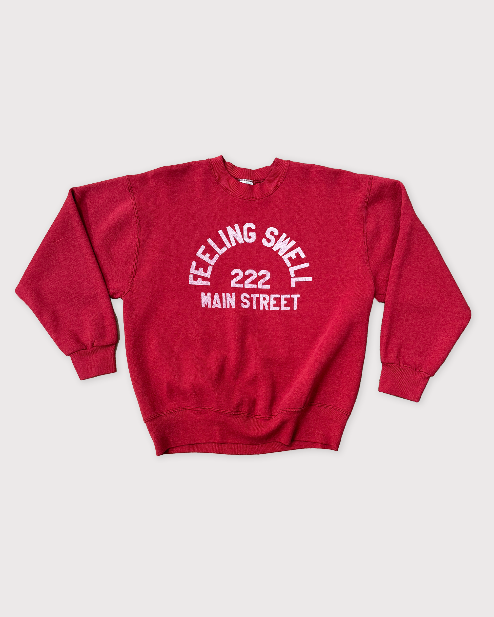 Vintage Main St. Crewneck - Rust