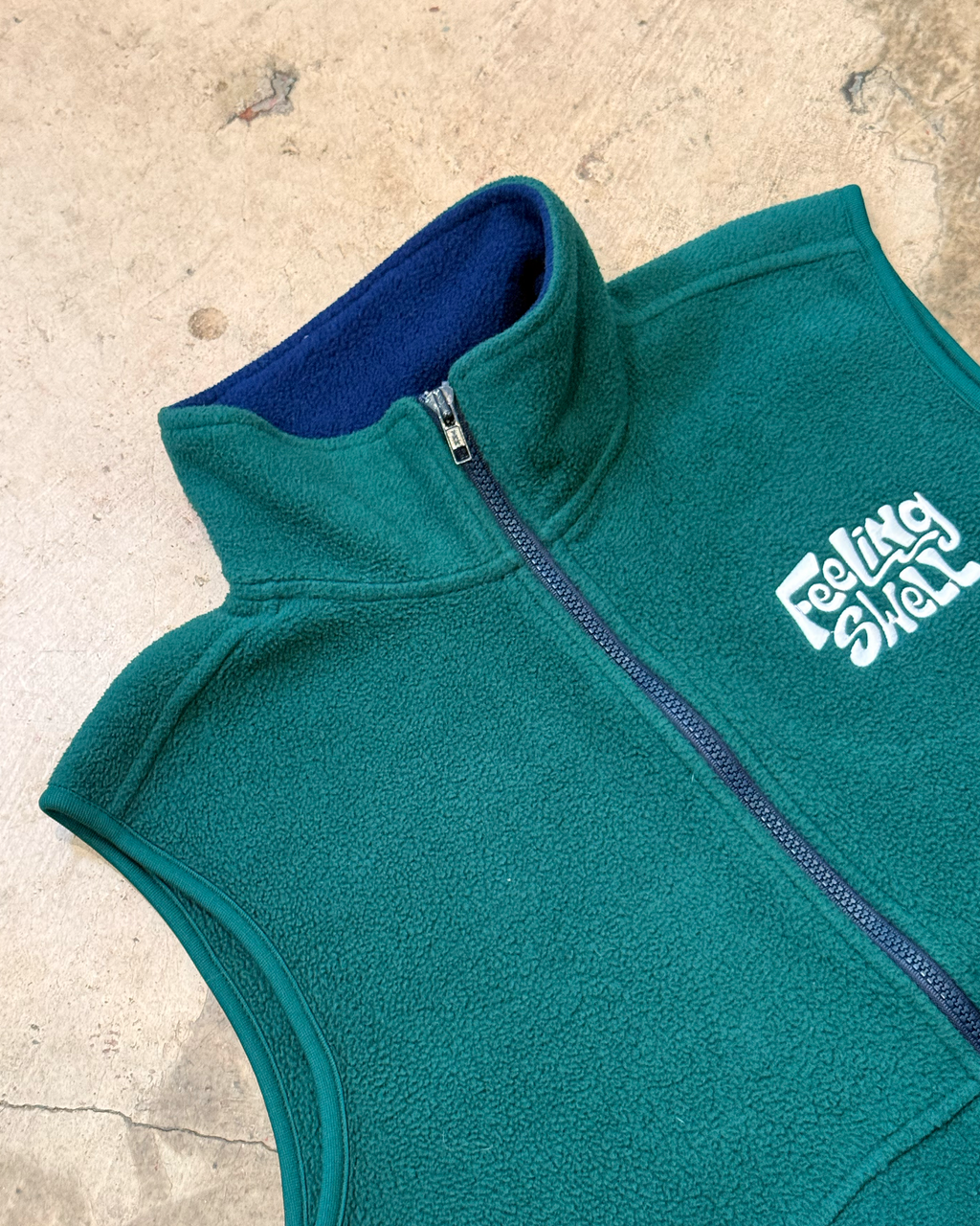 Logo Fleece Vest - Large
