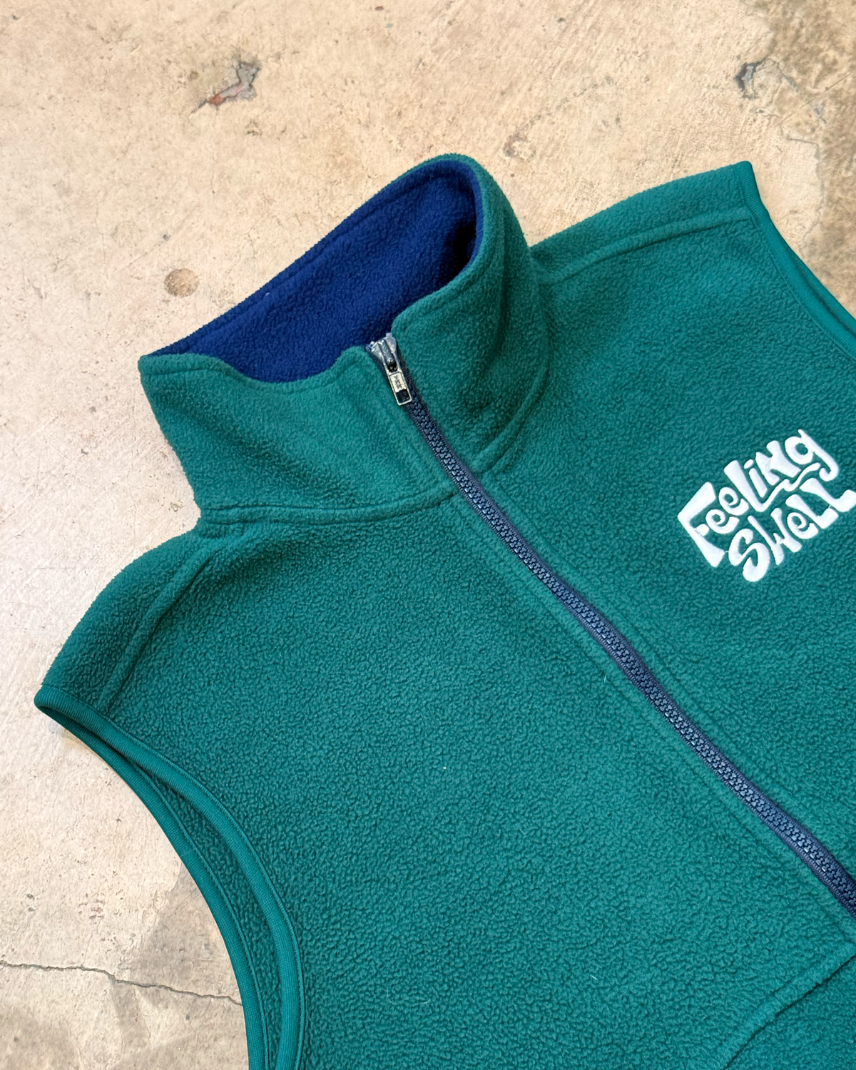 Logo Fleece Vest - Large
