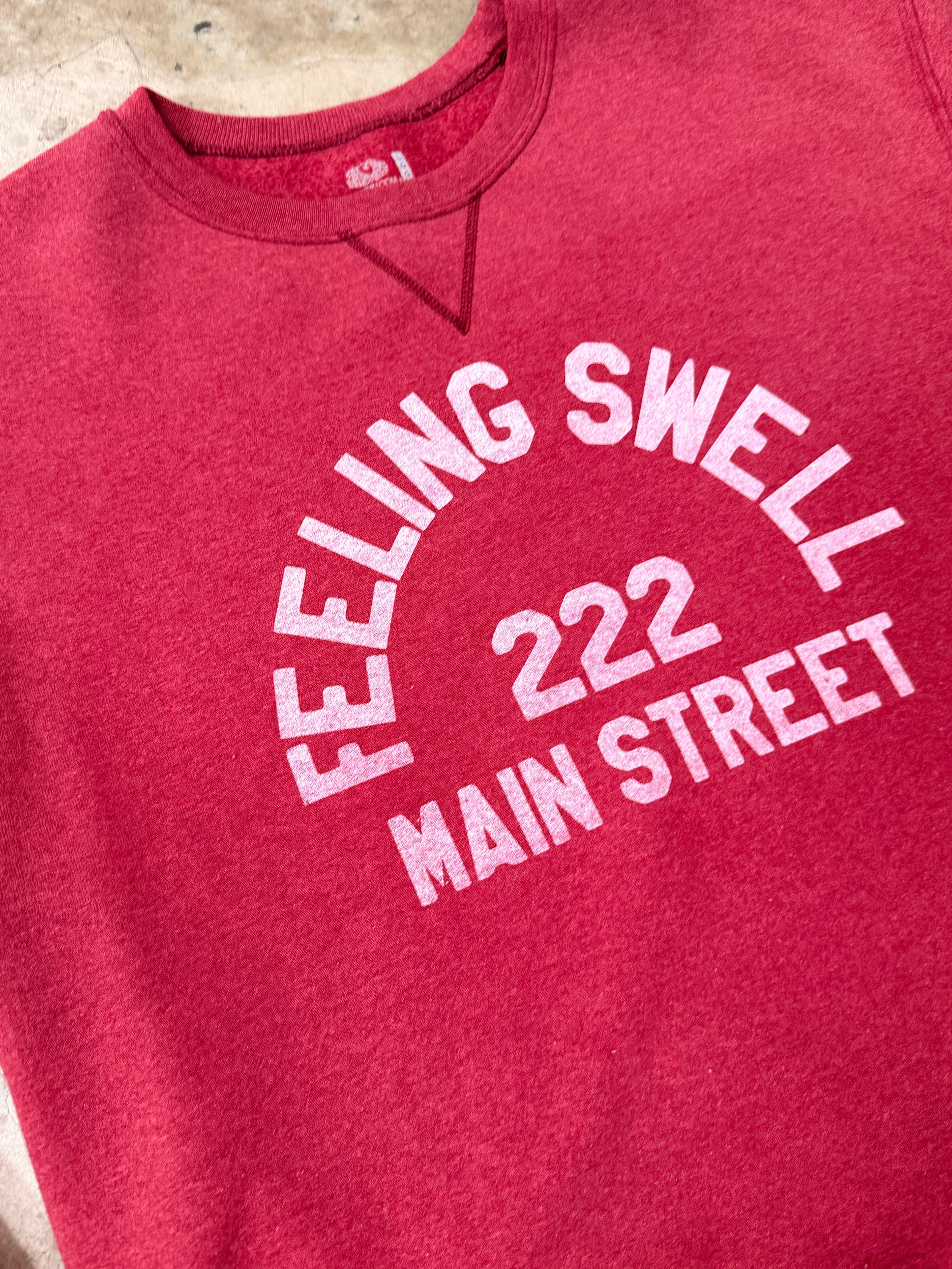 Vintage 222 Main St. Crewneck - Heathered Red