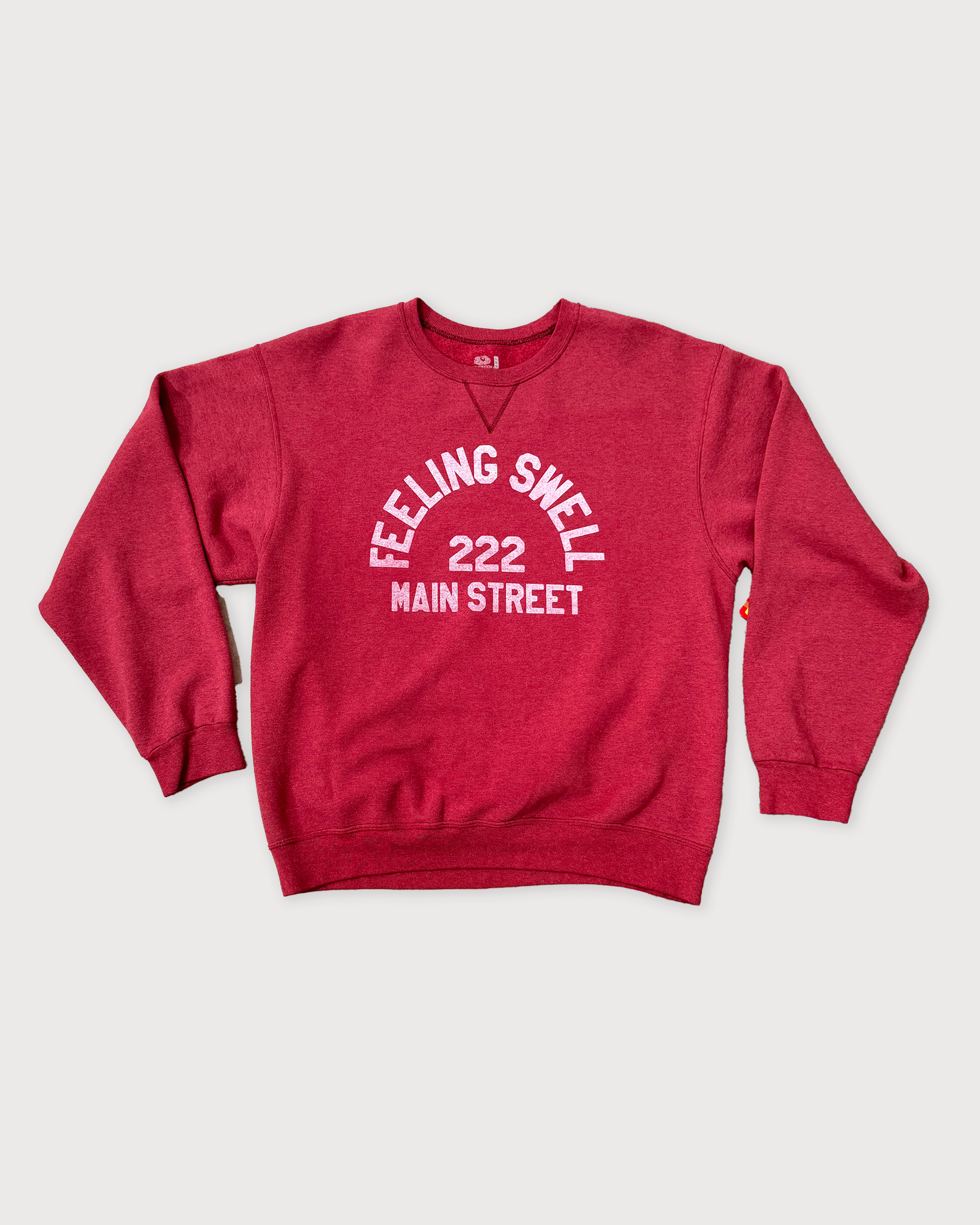 Vintage 222 Main St. Crewneck - Heathered Red