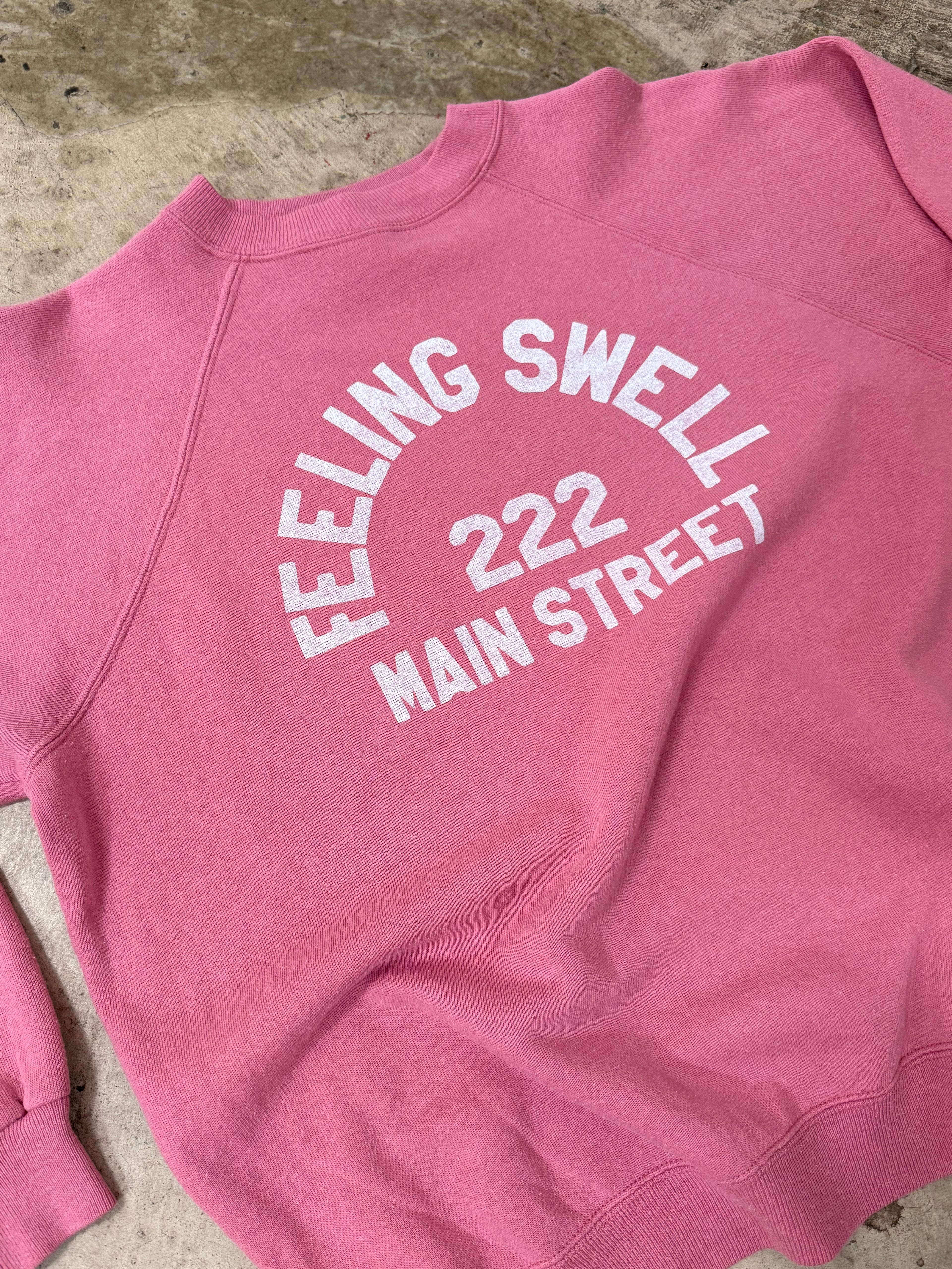 Vintage Main St. Crewneck - Pink