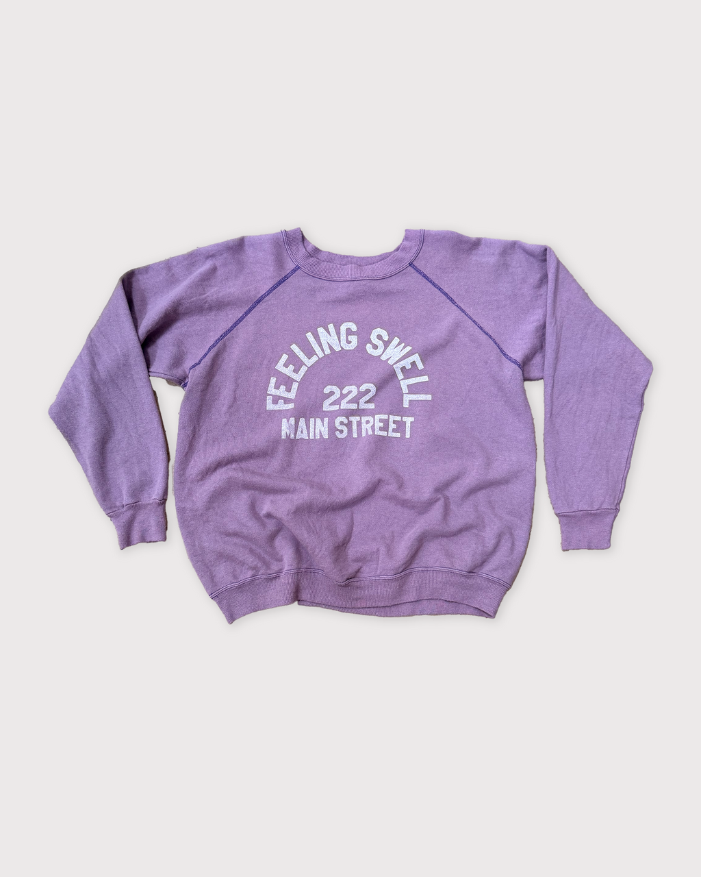 Vintage Main St. Crewneck - Lavender