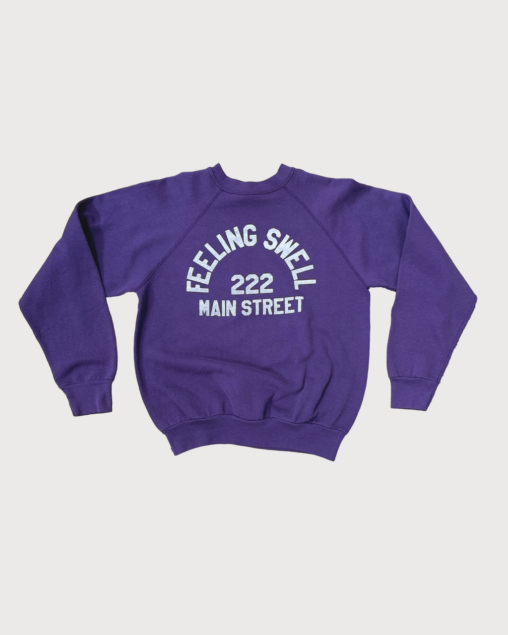 Vintage Main St. Crewneck - Purple