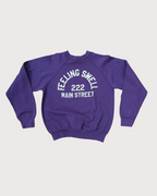 Vintage Main St. Crewneck - Purple
