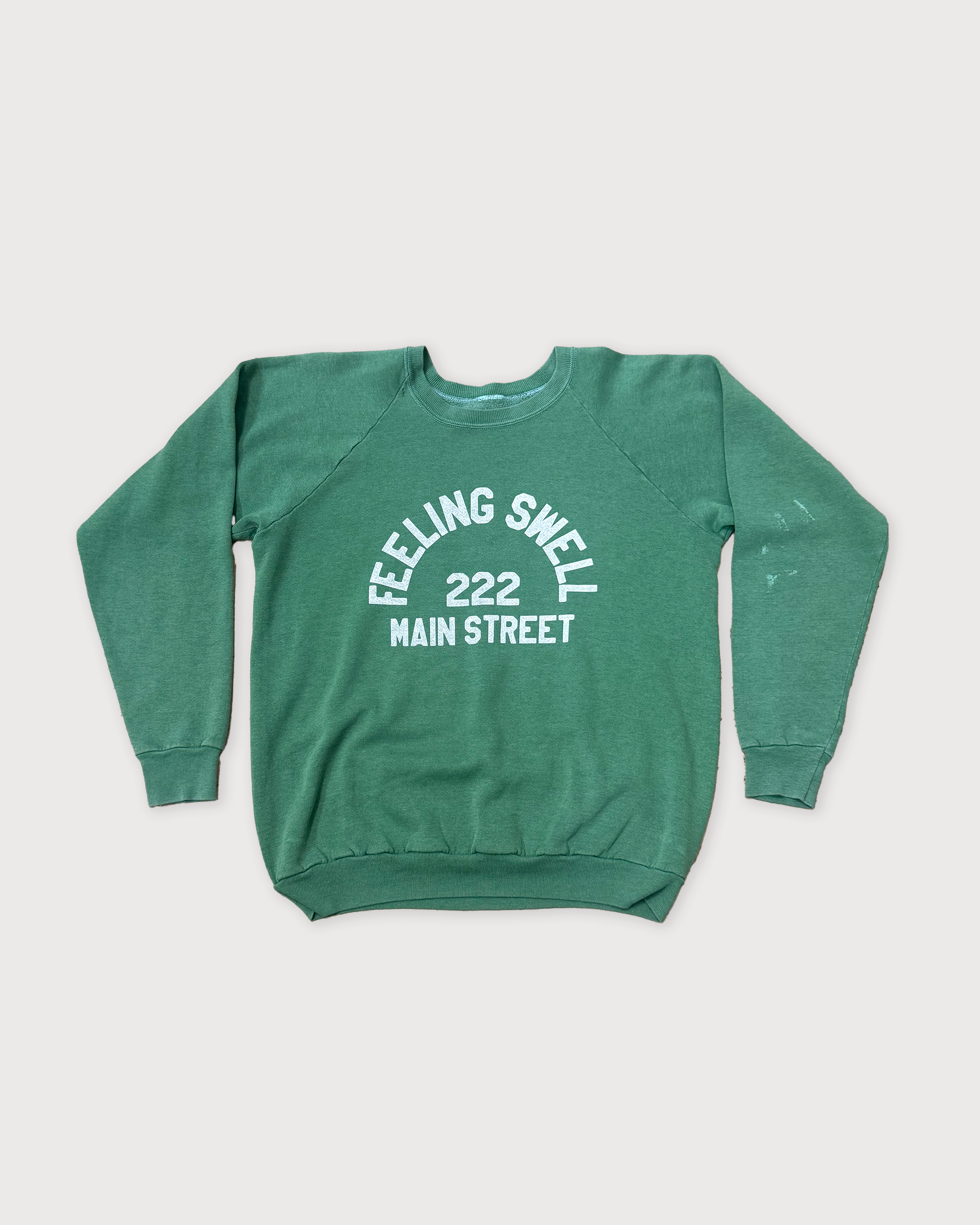 Vintage Main St. Crewneck - Mint Green