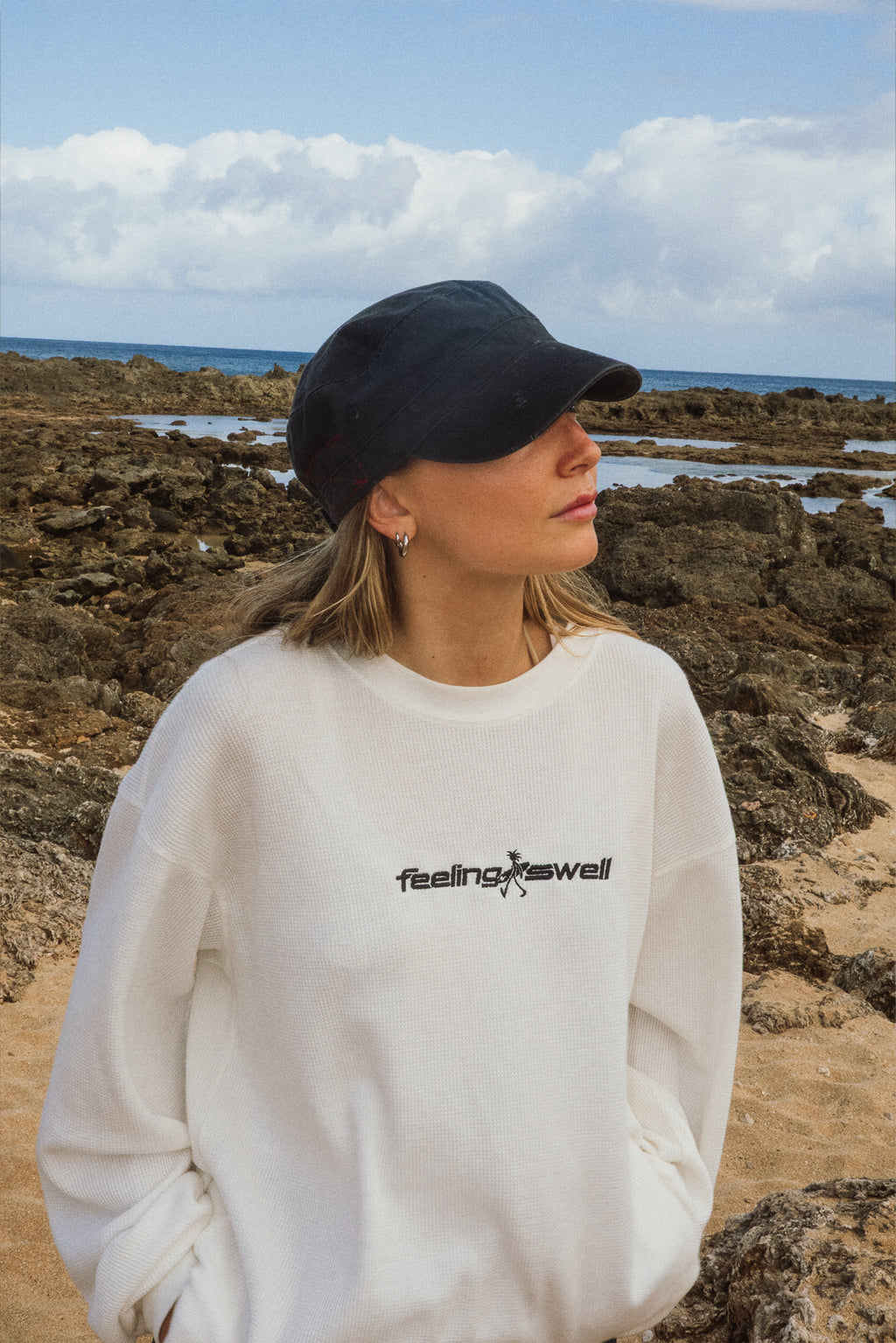 Waffle Knit Long Sleeve