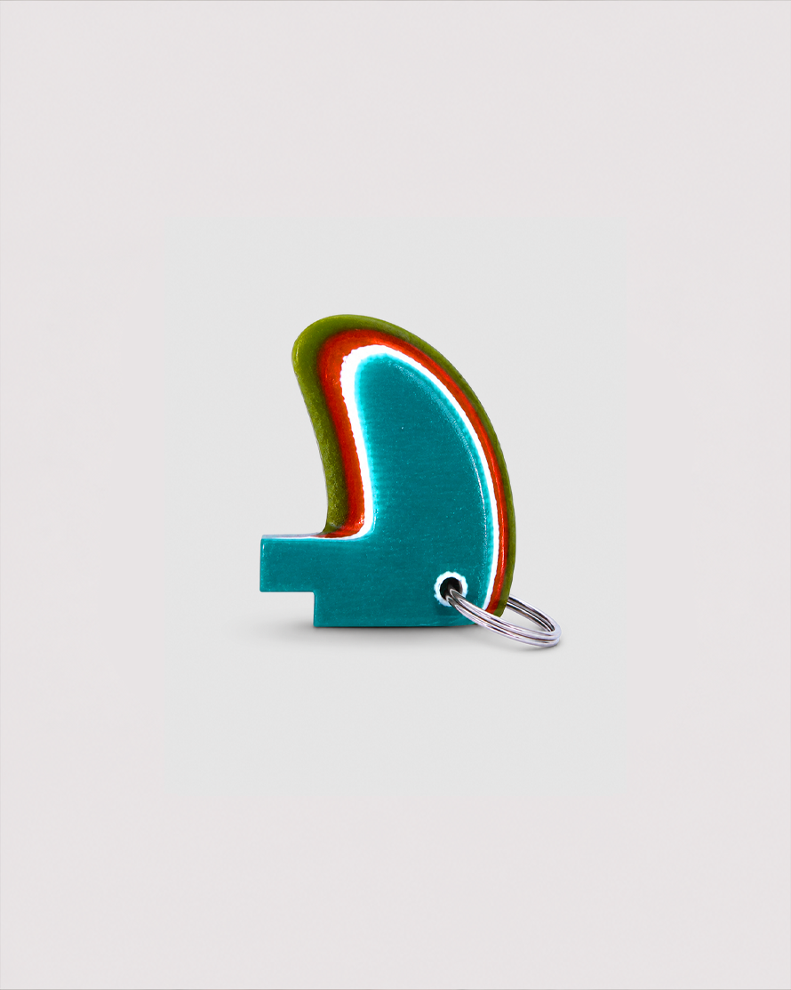Candy Surfboard Fins Keychain