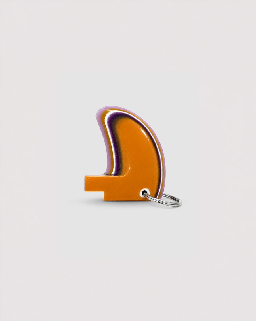 Candy Surfboard Fins Keychain