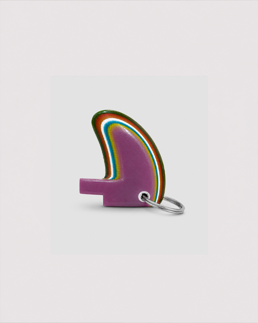 Candy Surfboard Fins Keychain