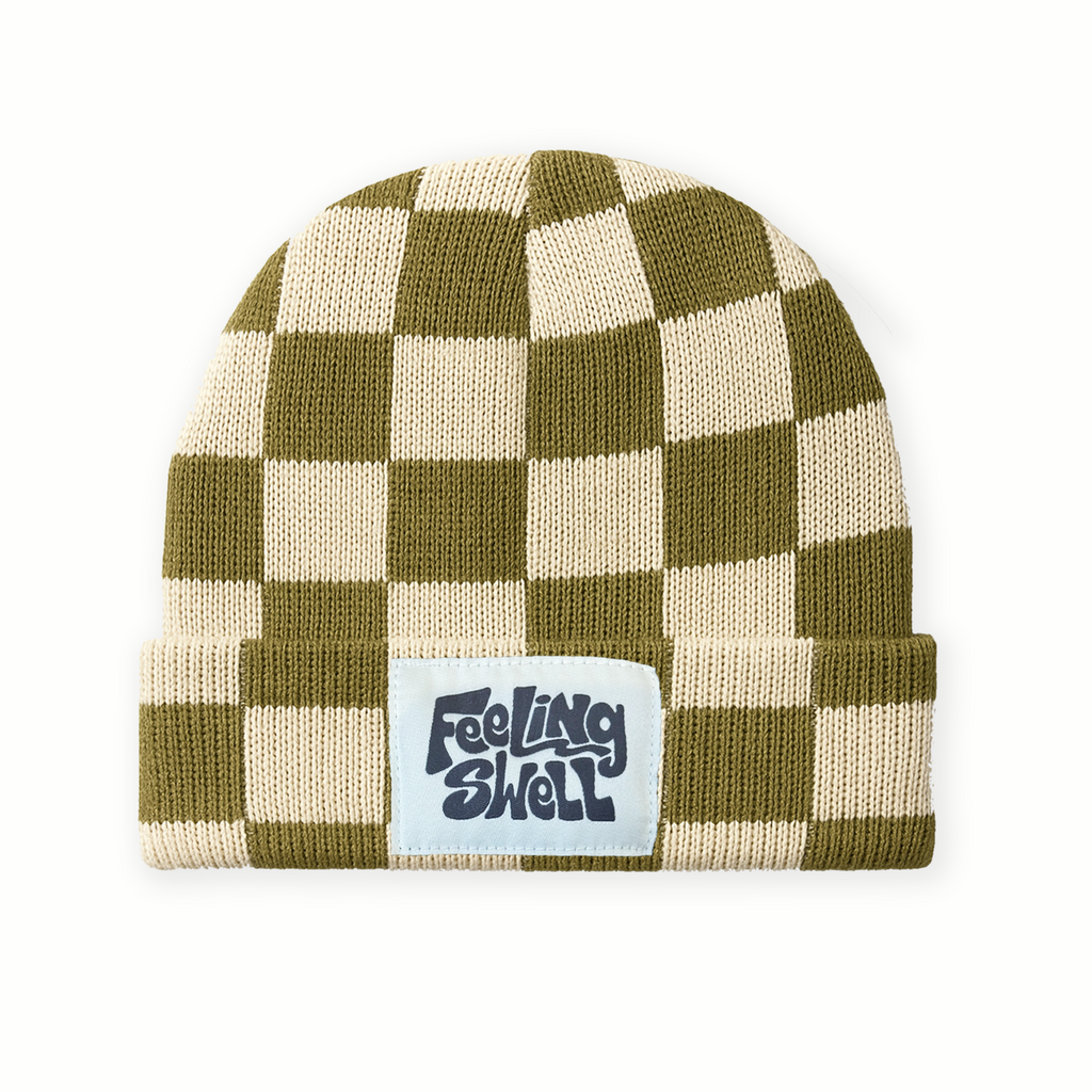 Checkered Beanie