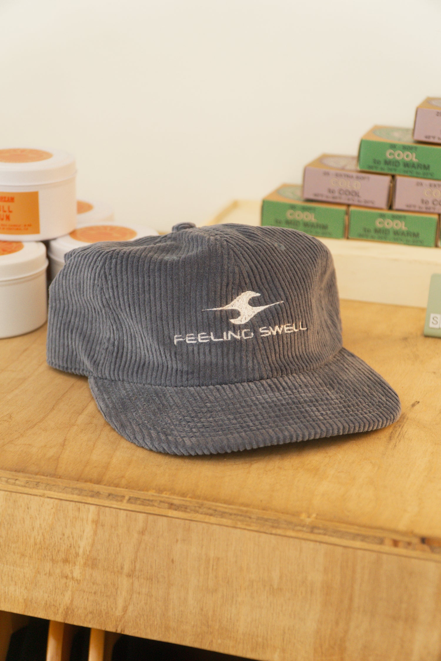 Corduroy Cap | Ocean Blue