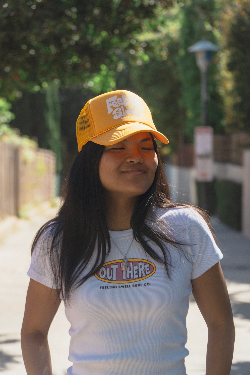 Feeling Swell Baby Tee - White