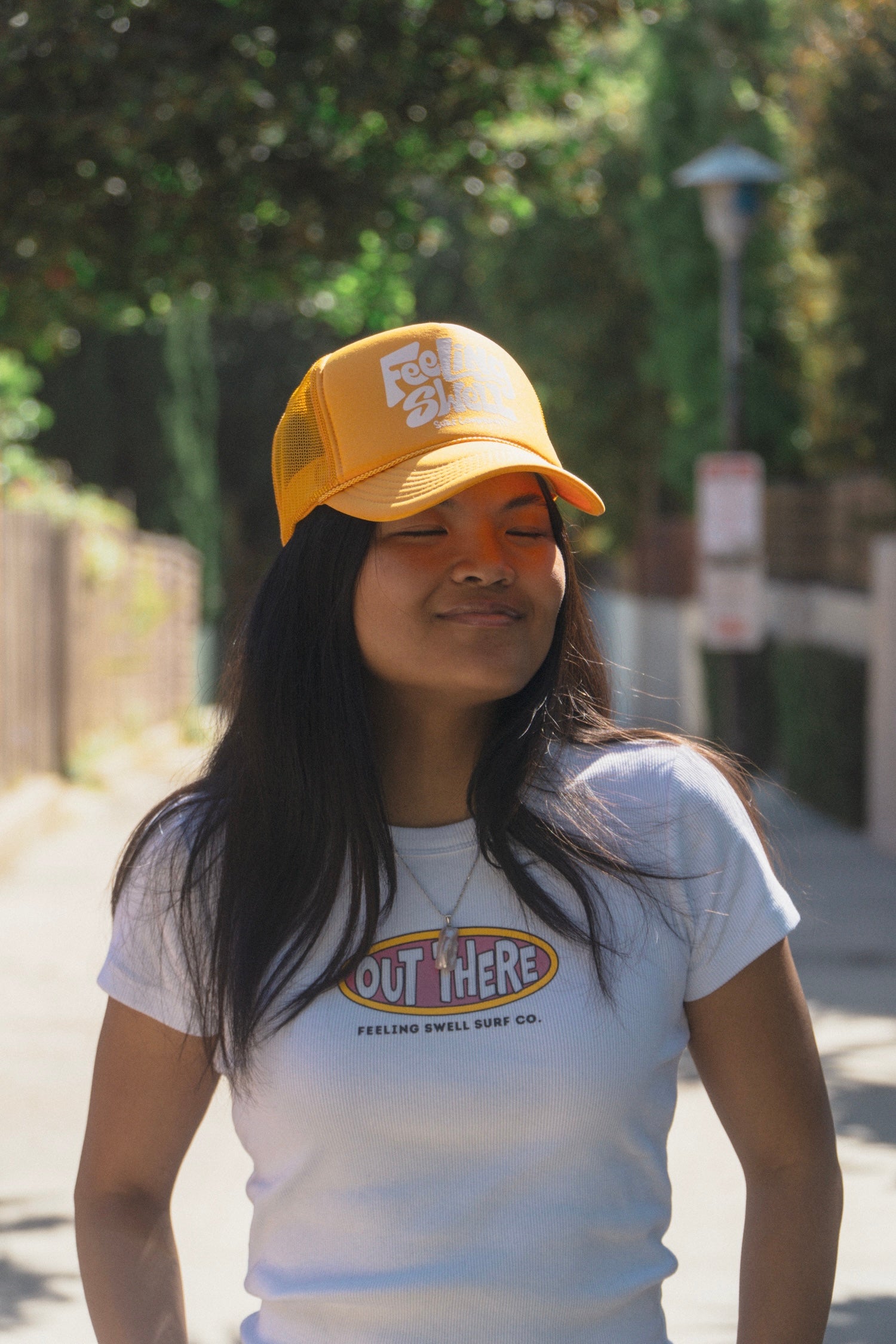 Feeling Swell Baby Tee - White