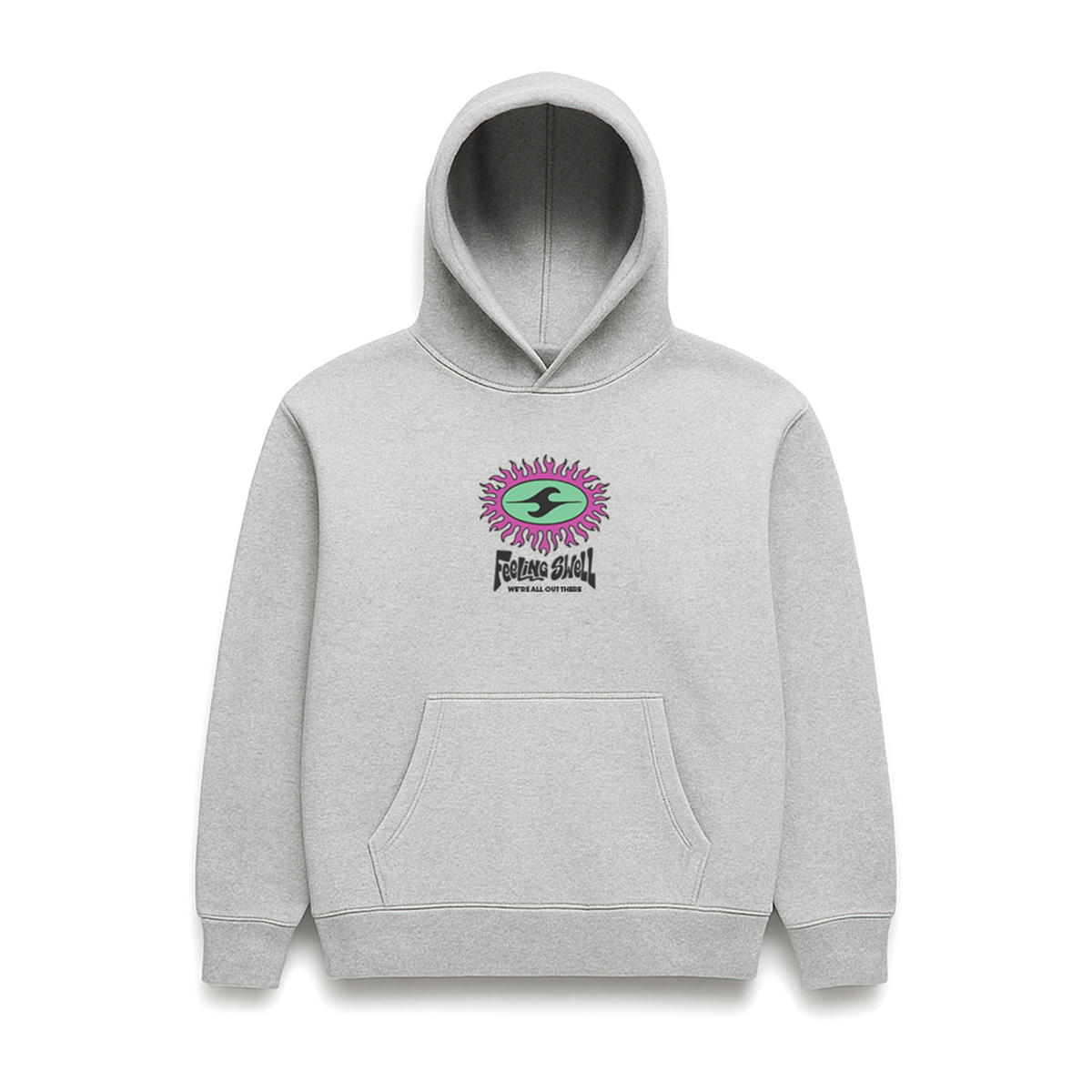 Feeling Swell Flow Hoodie - Heather Grey