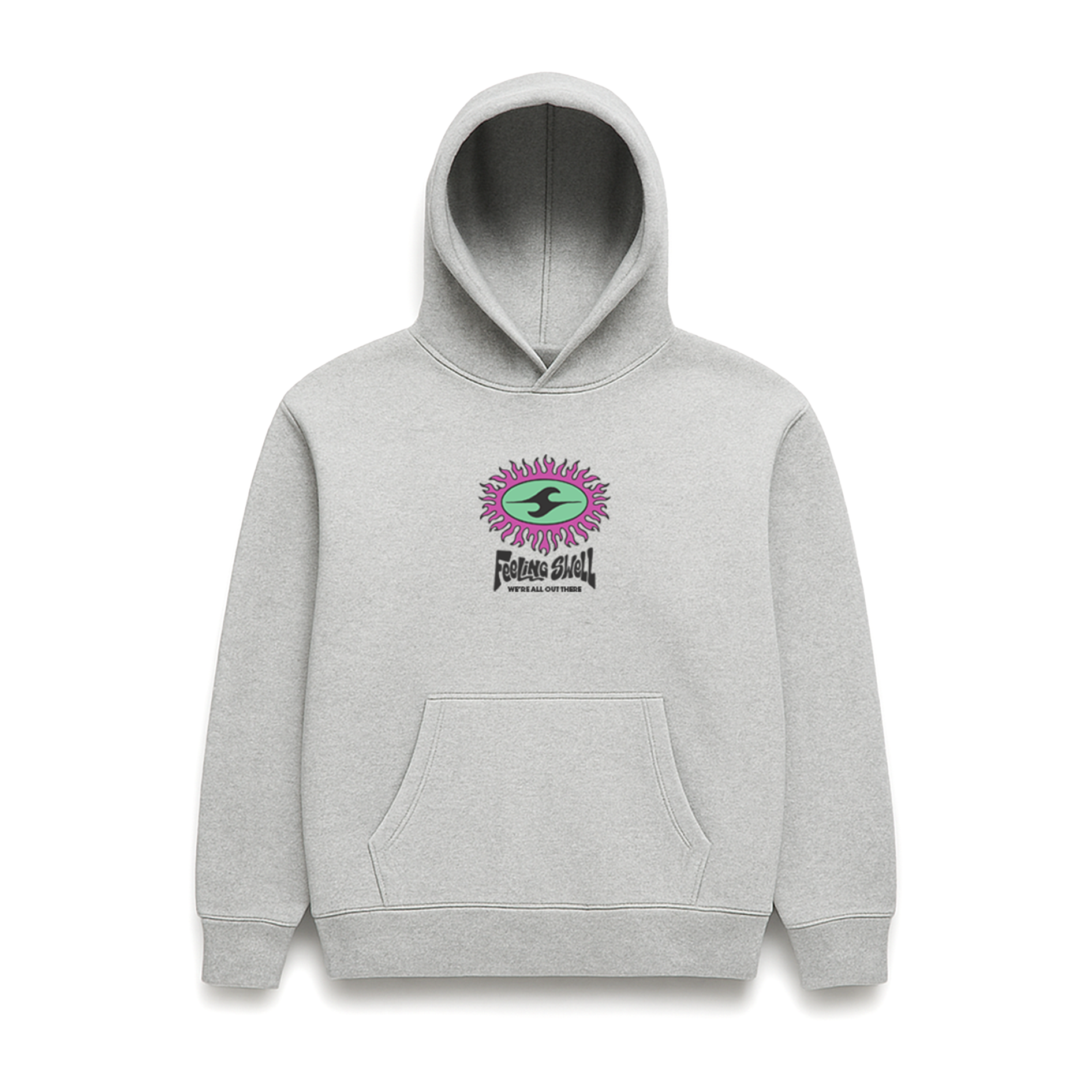 Feeling Swell Flow Hoodie - Heather Grey