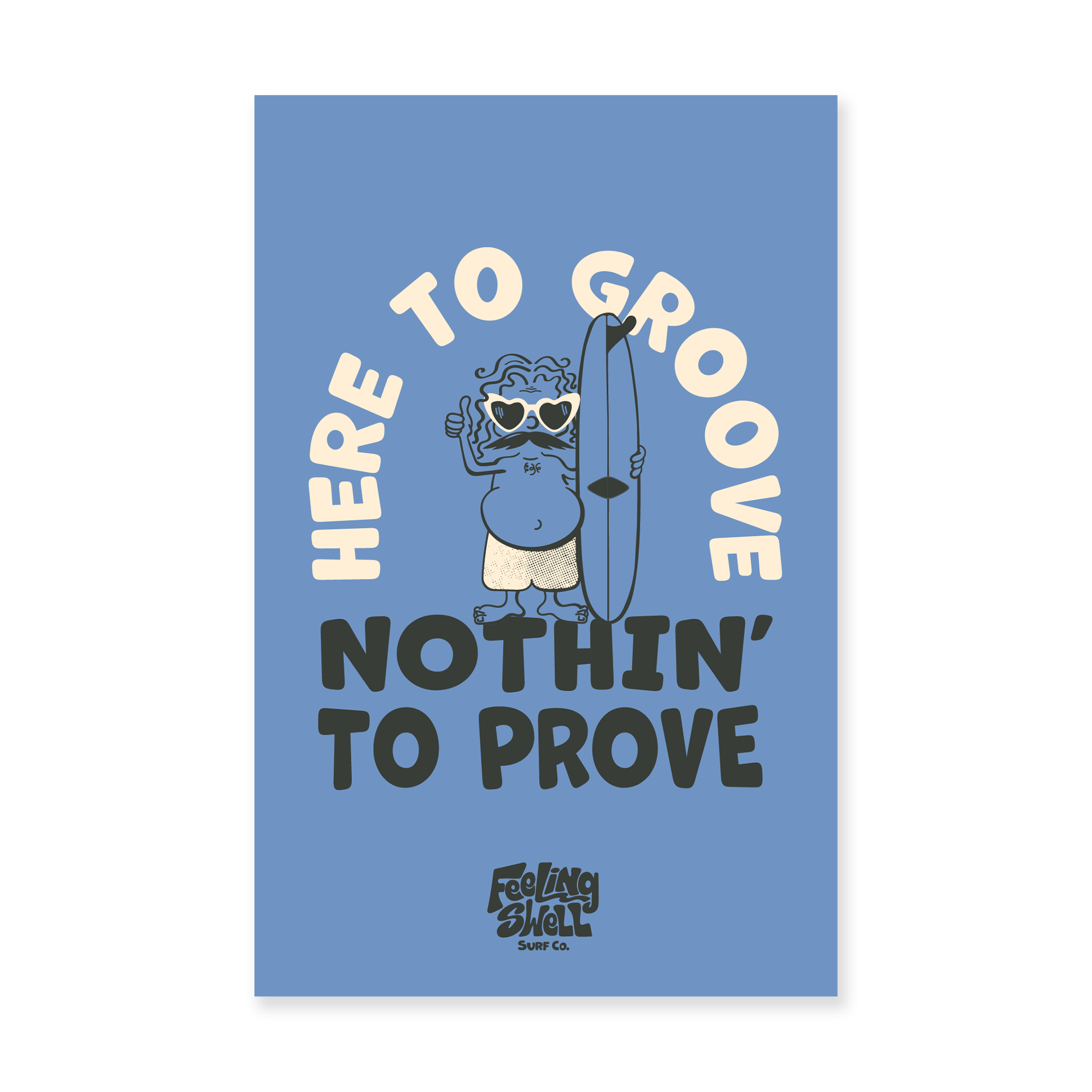 Here to Groove Double Sided Poster