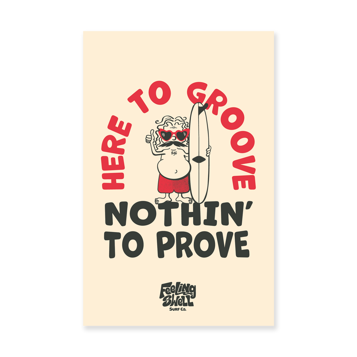 Here to Groove Double Sided Poster