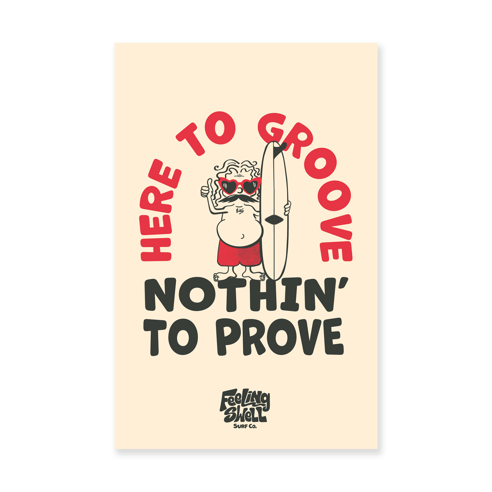 Here to Groove Double Sided Poster