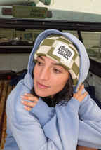 Checkered Beanie