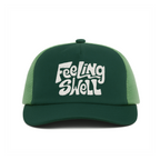 Feeling Swell Logo Canvas Trucker - Green
