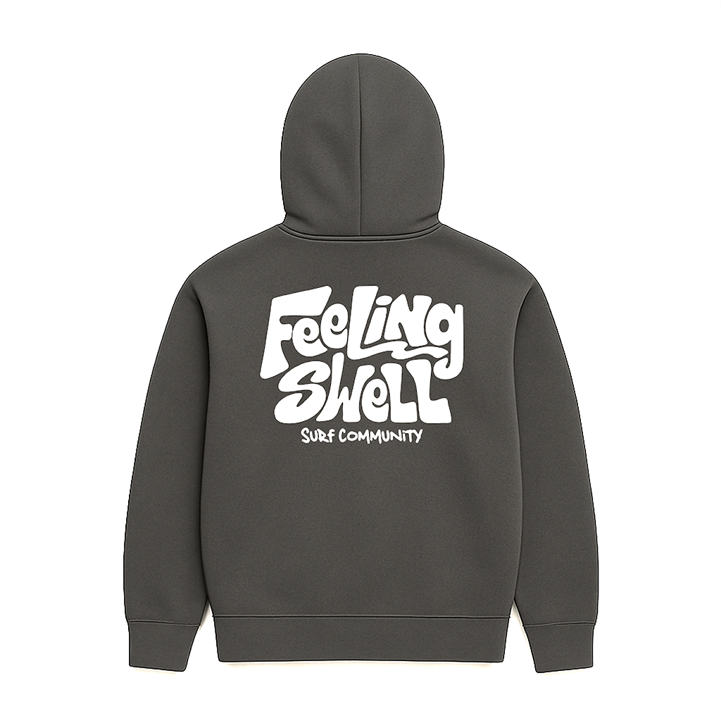 Logo Hoodie Charcoal – Feeling Swell