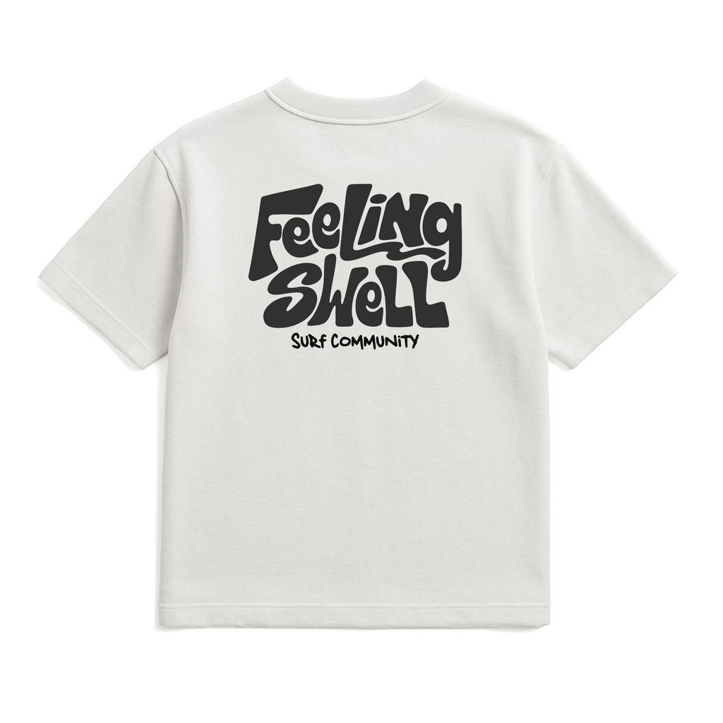 Feeling Swell Logo Tees - white
